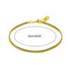 Zipper Chain Necklace Women Men Gold Color Metal Multipurpose Necklace Jewelry