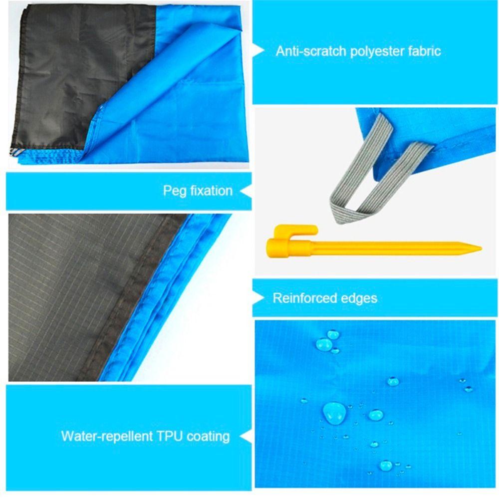 Ground Sheet Outdoor Picnic Pad Folding Camping Mat Anti-Sand Blanket Waterproof Beach Mat