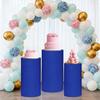Polyester Desserts Tablecloth Reusable Party Wedding Decor DIY Cylinder Cover  Cake Column Backdrop