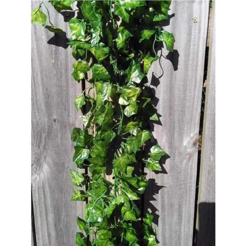 84 Feet Fake Foliage Garland Leaves Decoration Artificial Greenery Ivy Vine Plants for Home Decor Indoor Outdoors (84 Ft -Ivy Leaves)