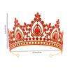 Crystal Bridal Crown Tiara Metal Base Tall Crystal Crown Vintage Queen Crown