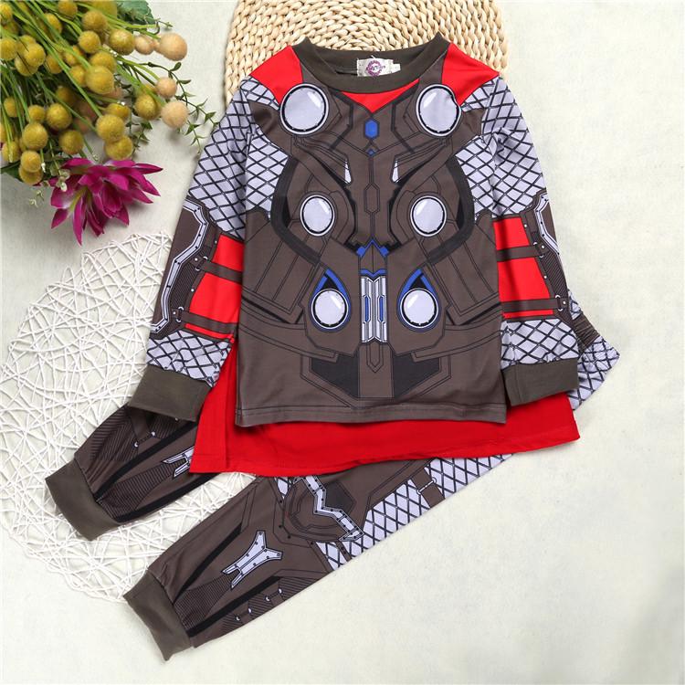 Cartoon Boys' Spring & Autumn Homewear Set