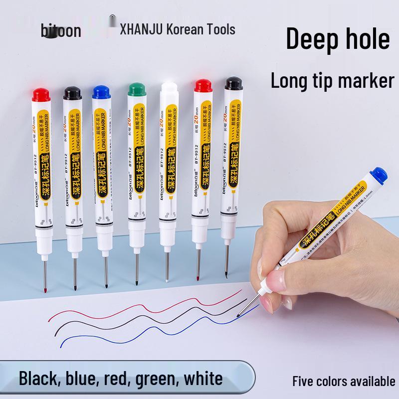 Dodo's 72-Hour Non-Drying Long-Head Woodworking Tile Marker Pen