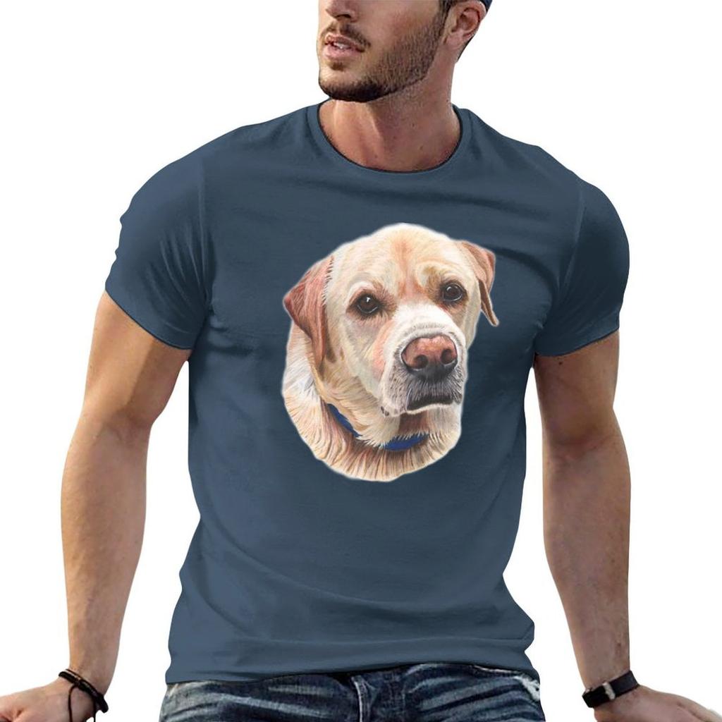 Yellow Labrador Tshirt Graphic T Shirts For Unisex T Shirts Cotton 100 Tshirt