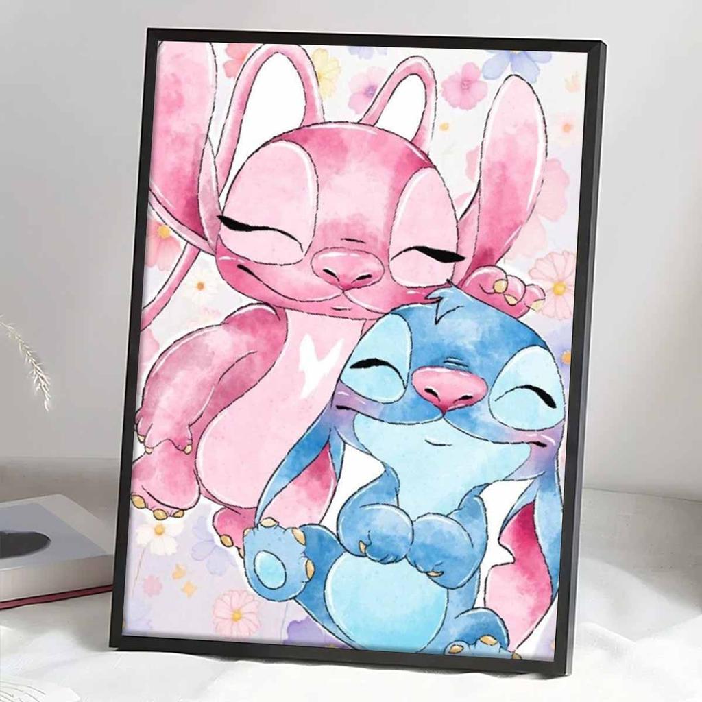 DIY Diamond Painting Lovely Stitch Cross Stitch Kit Mosaic Art Diamond Painting Full Circle Diamond Home Decoration