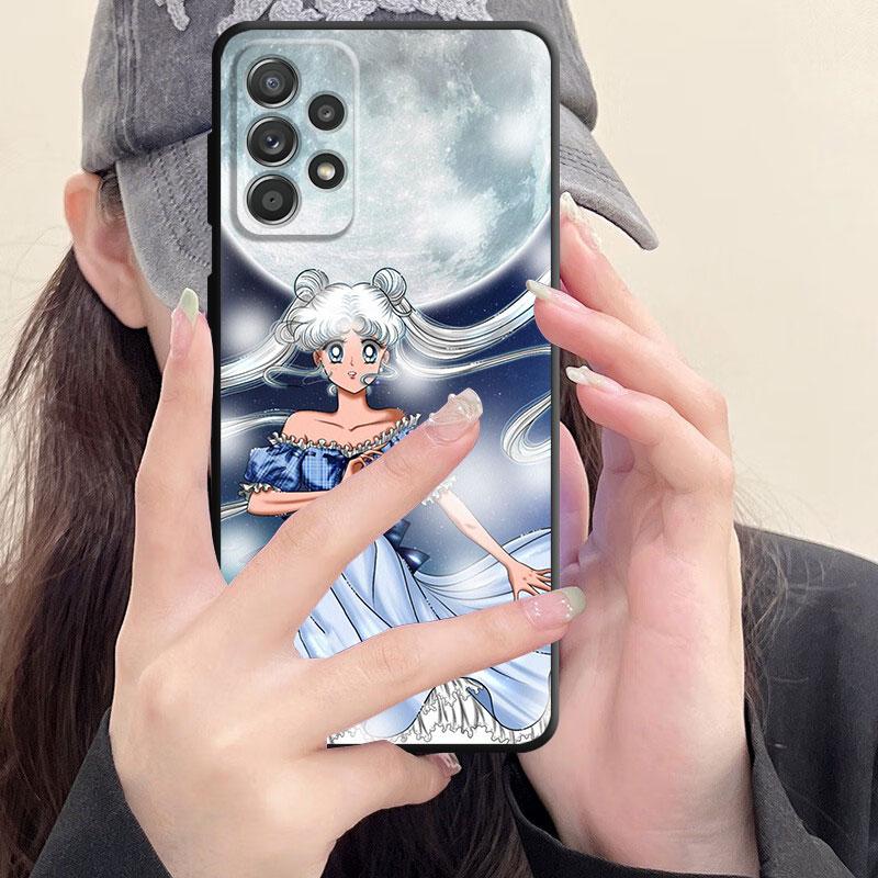 S-Sailors Moons Phone Case for Samsung Galaxy A32 A42 A11 A31 A13 A41 A21s A52s A22 A23 A71 A33 A51 A52 A12 A73 A72 A53 Cover