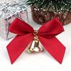 30pcs Mini Red Ribbon Bow with Golden Bell | Christmas Decoration, Wedding,  Holiday Craft Decoration, Festive Embellishment