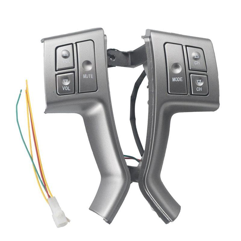 Для Geely Emgrand EC7 EC718 2008-2012 Многофункциональный переключатель на рулевом колесе для управления громкостью аудио и круиз-контролем серебряный