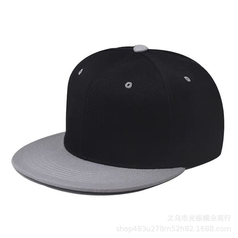 Baseball Caps For Men Women Unisex Hip Hop Solid Color Flat Brim Snapback Hats For Women Spring Summer Sun Hat Street Dance Kpop