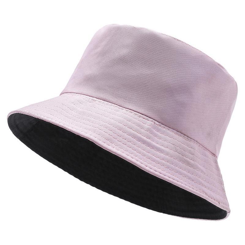 

1 шт., мужская и женская уличная однотонная шляпа с зонтиком для отдыха и туризма, шляпа-ведро, рыбацкая шляпа