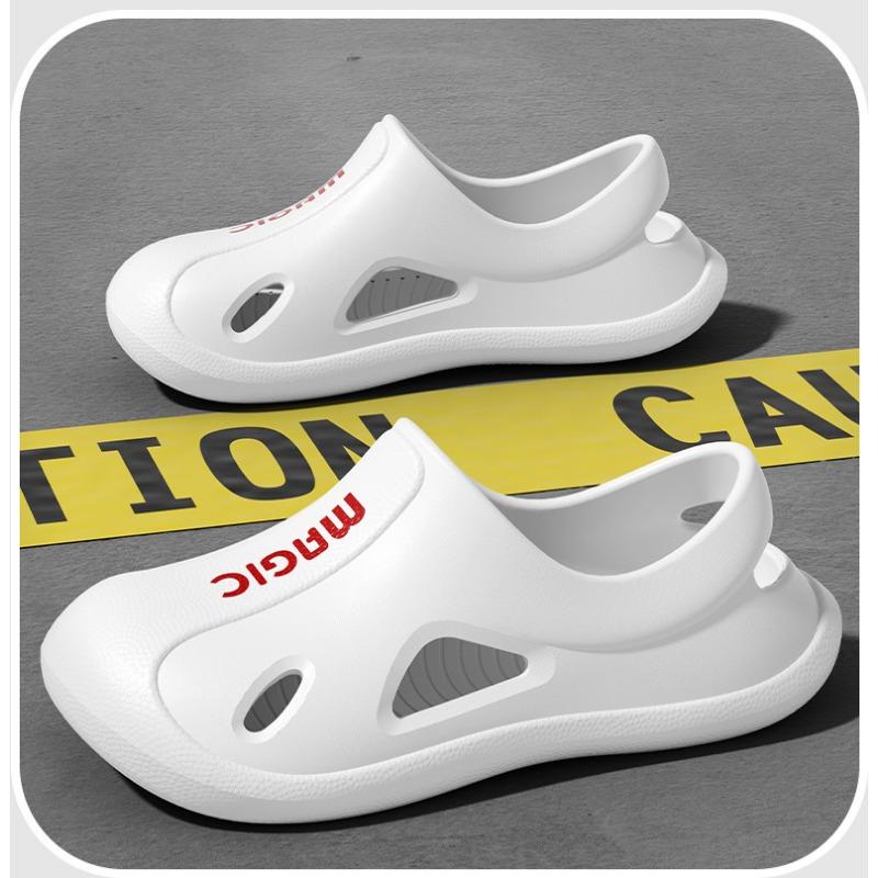 Men's Hollow-Out EVA Non-Slip Lightweight Summer Sandals Breathable Casual Beach Shoes