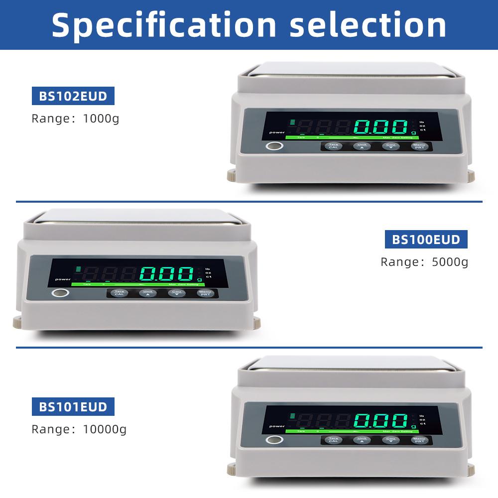 1KG 5KG 10KG  High Precision Balance Lab Analytical Balance Scale Kitchen Jewelry Electronic Weighing Scales with RS232 Port