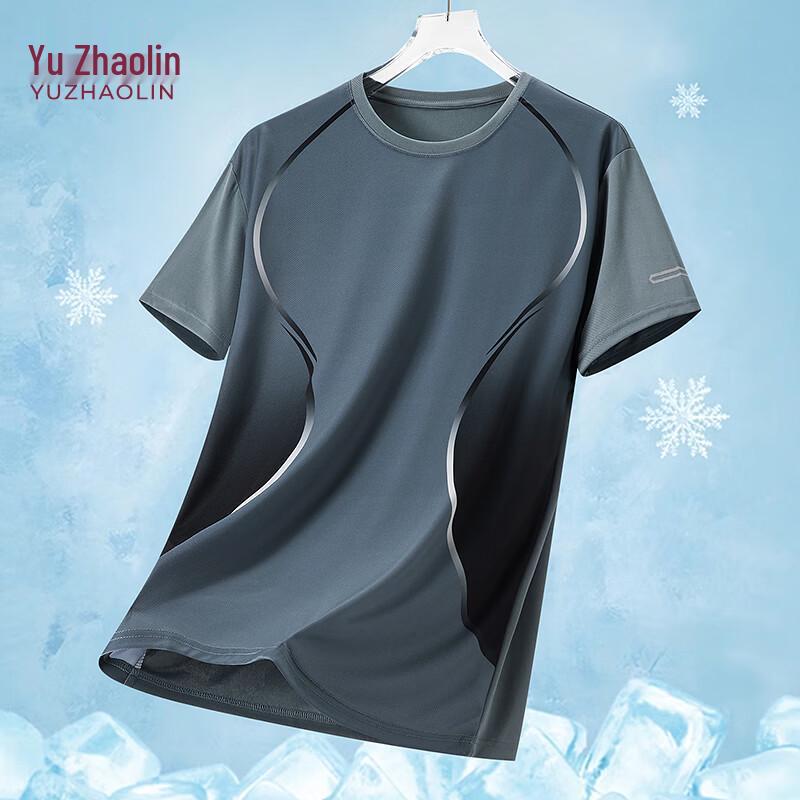 Yuzhaolin Men s Quick-Dry Round Neck T-Shirt 3XL