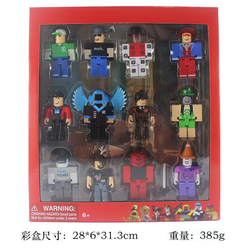 Roblox Action Figures 12 Pcs 2.5 To 3 Inch Collectible Virtual Game Character Toys With Accessories Box Set For Kids Collectors