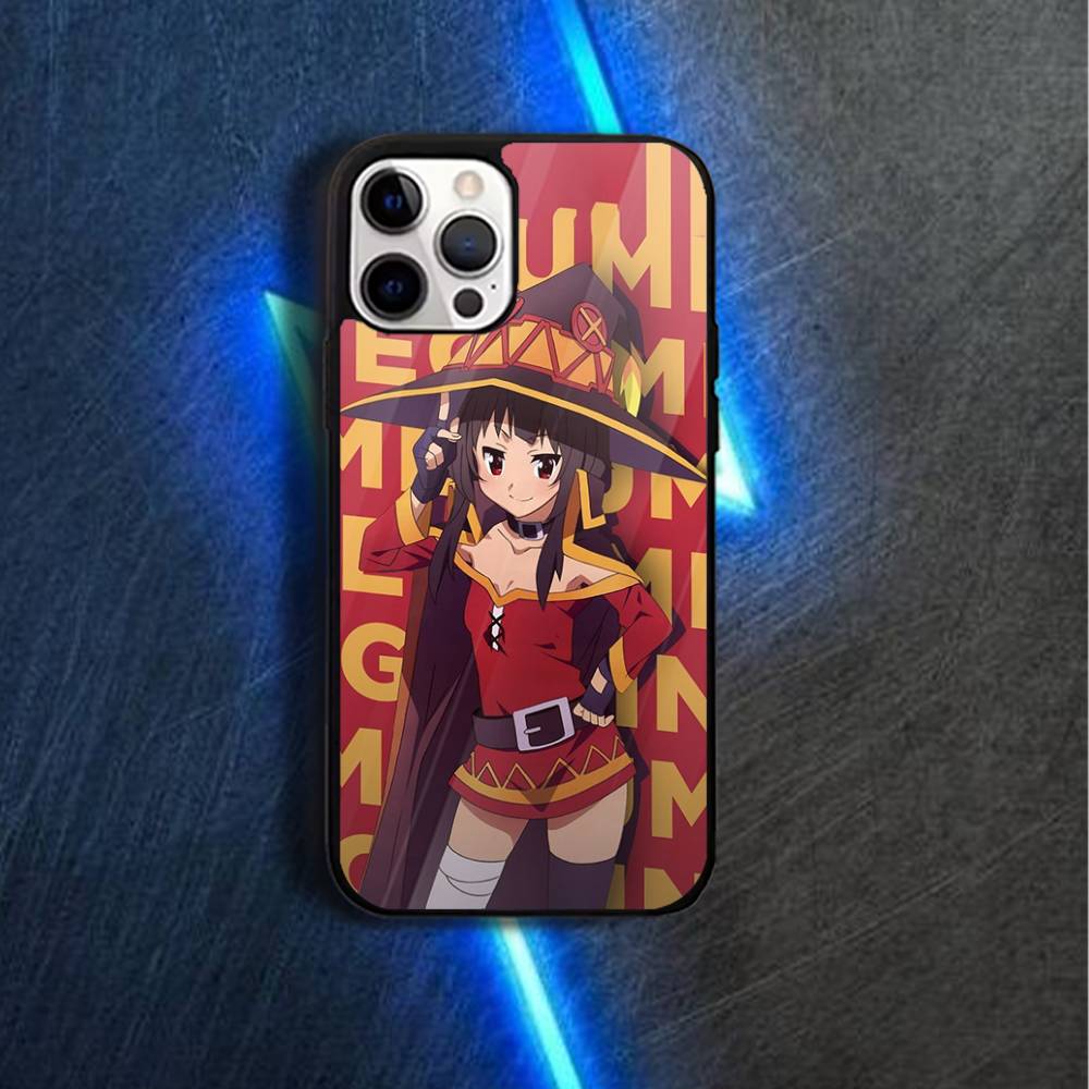M-Megumin K-KonoSuba  Phone Case For iPhone 17,16,15,14,13,12,11,Pro,Max,Plus,Mini,Magsafe,Magnetic Wireless Charging Case