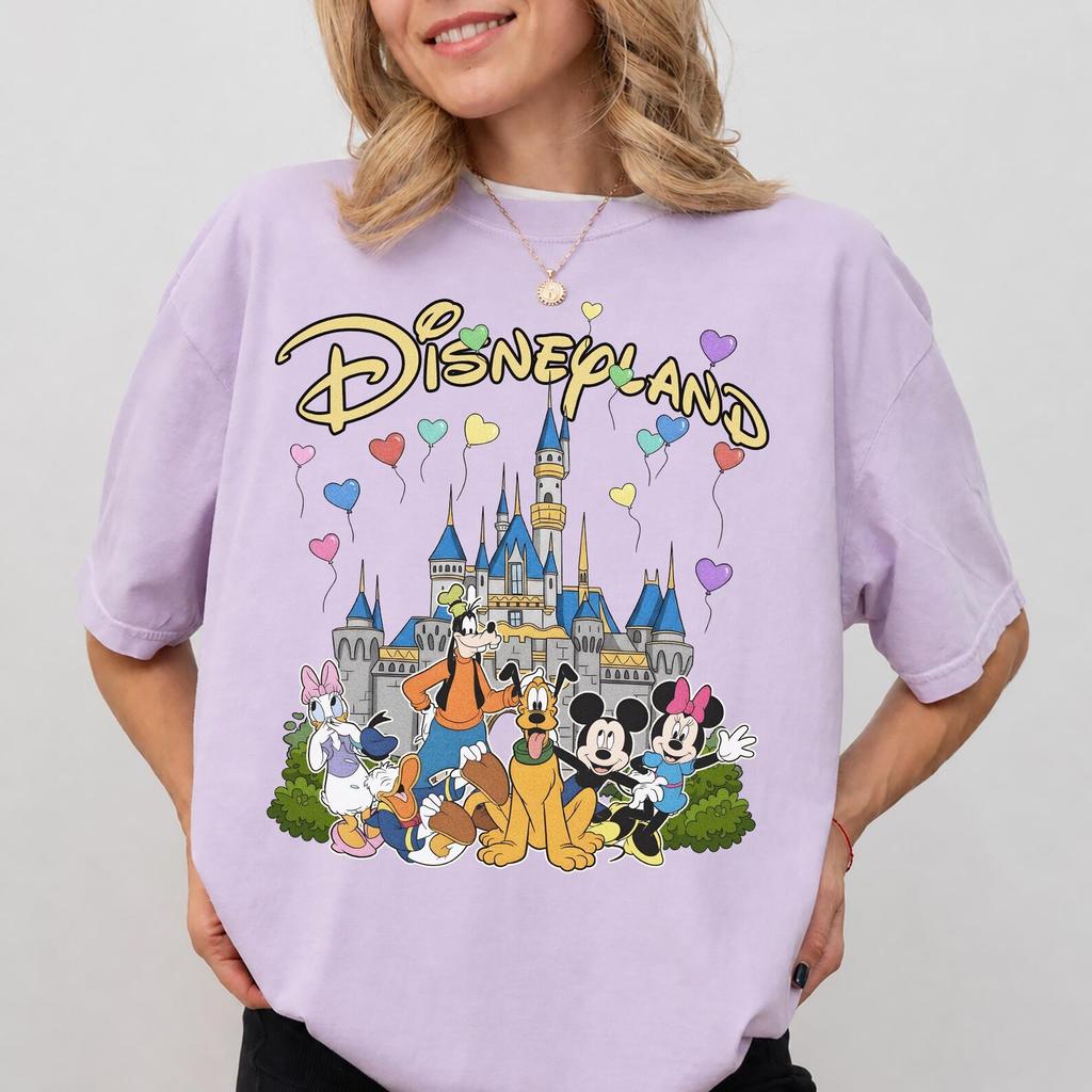 Comfort Colors Theme Park Cartoon Mouse And Friends Shirt, Cartoon Mouse & Co 1928 Shirt, Fairytale Family Vacation Shirt, Theme Park Tee
