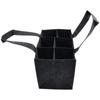 2-farbig Filz 6-Fächer Bier&Wein Schutzhandtasche Aufbewahrungstasche Träger Outdoor
