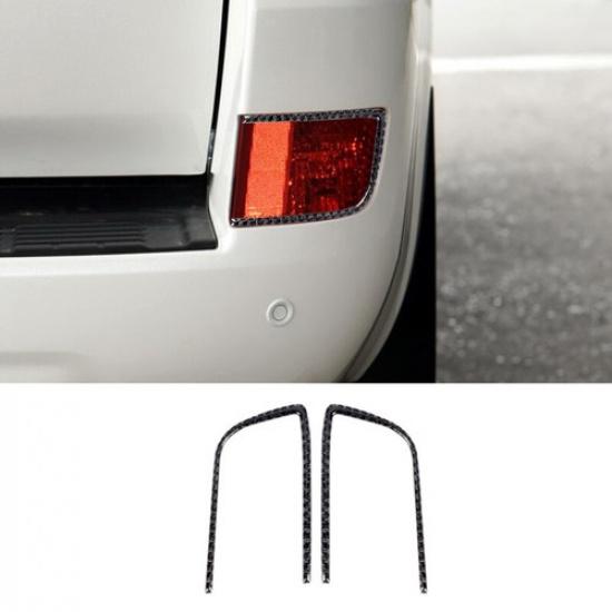 Luxury Carbon Fiber Car Taillight Decorative Cover For Toyota Land Cruiser 10-18