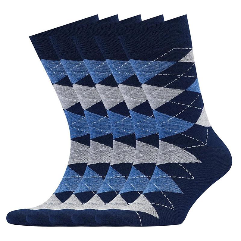 5 Pairs of Warm Stockings Fashionable High-quality Knitted Cotton Men's Socks Casual Business Socks The Same Socks for Men and Women