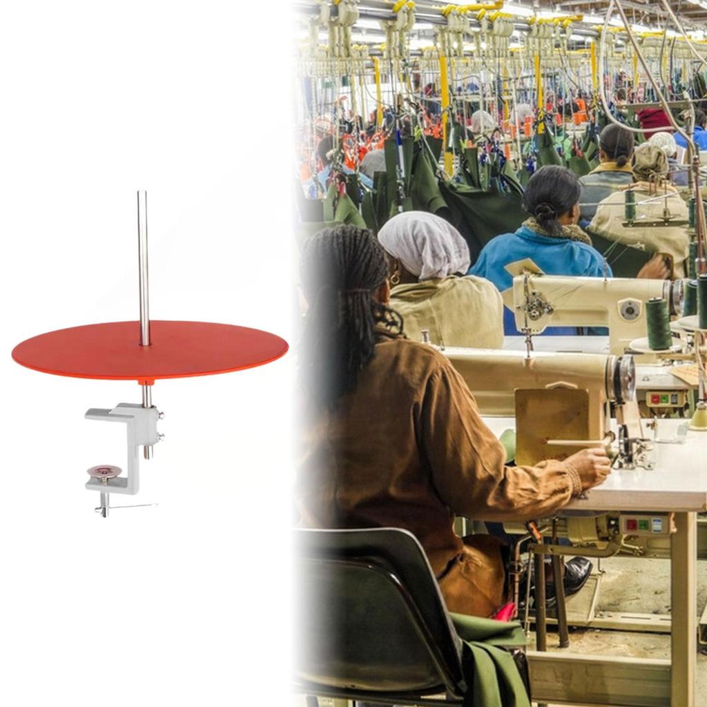 Bordo di rilegatura Portavassoi rotante Supporto per nastro Morsetto di montaggio per macchine da cucire industriali Accessori per cucito