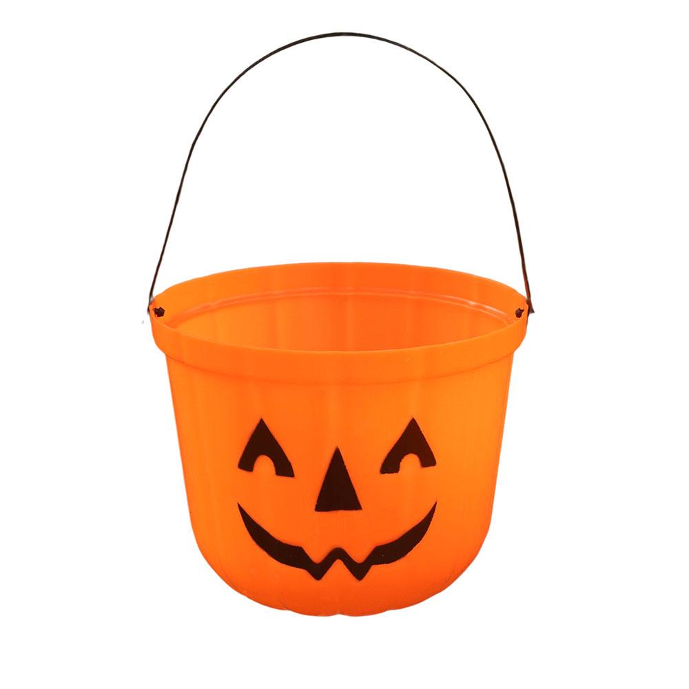 Handheld Pumpkin Lantern with Sound Control – Colorful Halloween Candy Bucket in Various Sizes