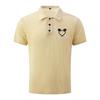 Men's Summer High-End Breathable Mesh Ice Silk Short Sleeve Polo Shirt Lightweight Soft Fabric Casual Fit Stylish Design