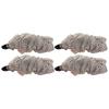 Korean-Style Polka Dot Colour-Block Pleated Printed Mesh Hair Clip For Women Fashionable Banana Clip Hair Accessory