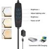 LEDs Desk Lamp with Clamp EyeCaring Dimmable Reading Light 3 Color Modes & 10 Brightness