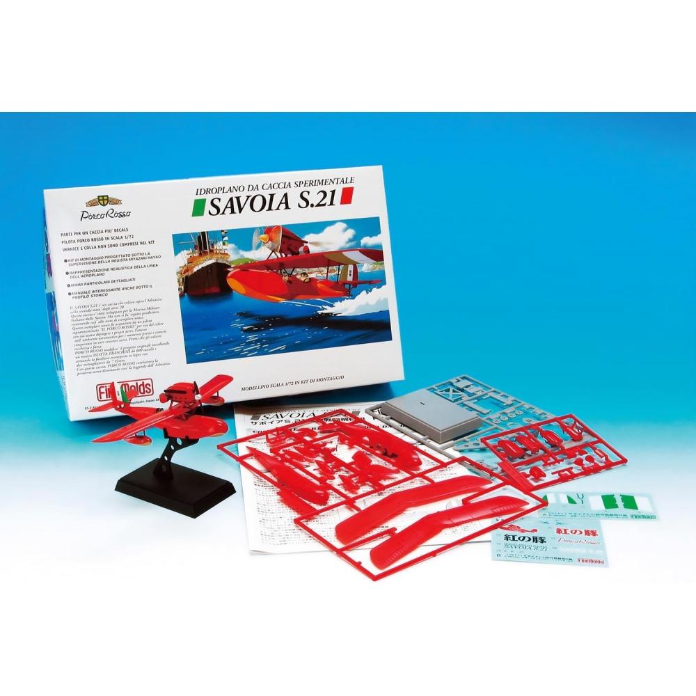 Fine Molds Porco Rosso Savoia S.21 Prototype Flying Boat Model 1 72 Scale Fj1