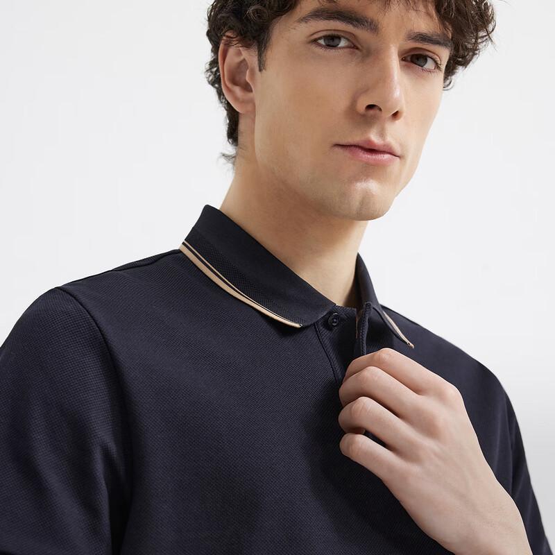 Zhuangji Men s Pure Cotton Business Casual Polo T-Shirt 3XL