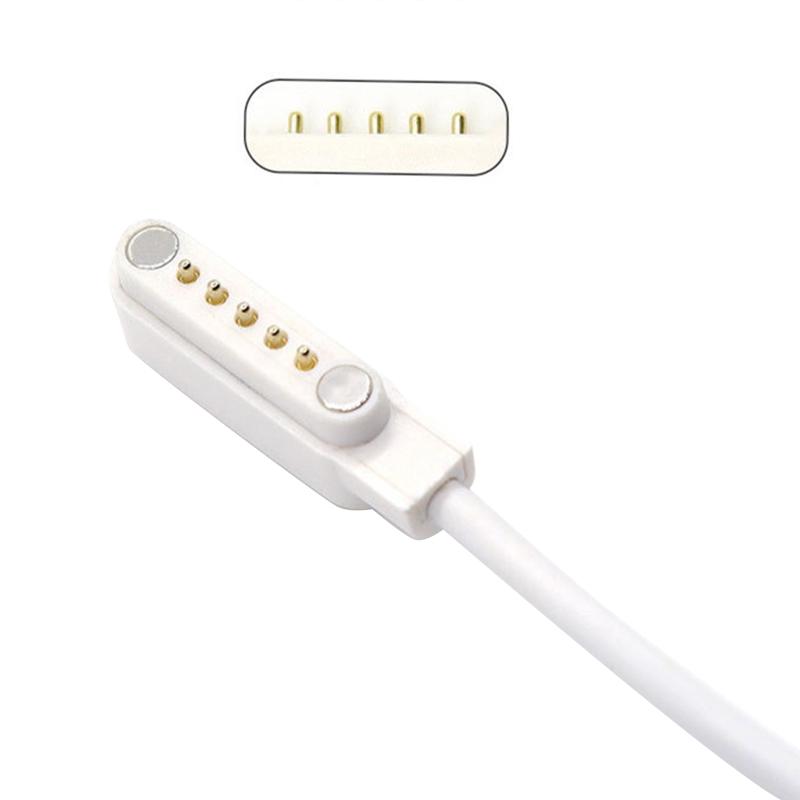 USB Fast Charging Cable Data Cord Power Charger Adapter Dock Magnetic Suction Suitable for USB 2.0 Male to 5 Pin Watch