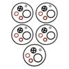 For Honda Carburetor Gasket O Rings Set of 5 for Seamless Installation