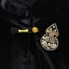 2026 Spring/Autumn Gold Velvet Wide-Cut Sleeveless Shawl Vest for Middle-aged Women