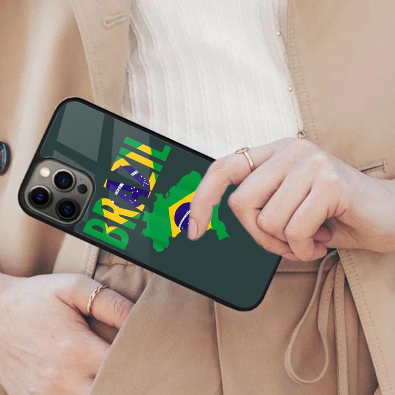 Brazil Brazilian Brasil Flag Vintage Magnetic Phone Case For APPLE iPhone 17 Air 16 14 13 12 Pro Max 15 Plus Wireless MagSafe