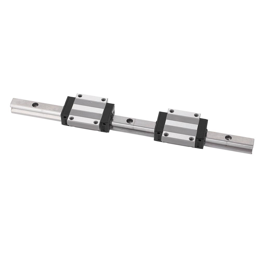 HGR15 Linear Rail, Bearing Steel Linear Rail with 2Pcs HGH15CA Slider Blocks for CNC Machine, Automation Equipment, Robot, Equipment Parts, Smoo