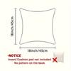 Federa per cuscino a coccinella double-face Vikama: Bianco Solido Con Stampa Rossa E Nera, Copertura Decorativa Morbida