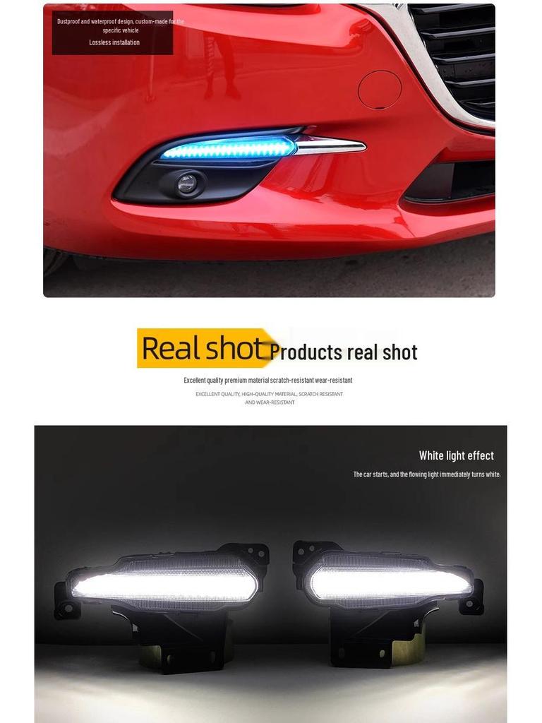 Mazda 191817 Angkesaila LED Flowing Daytime Running Lights