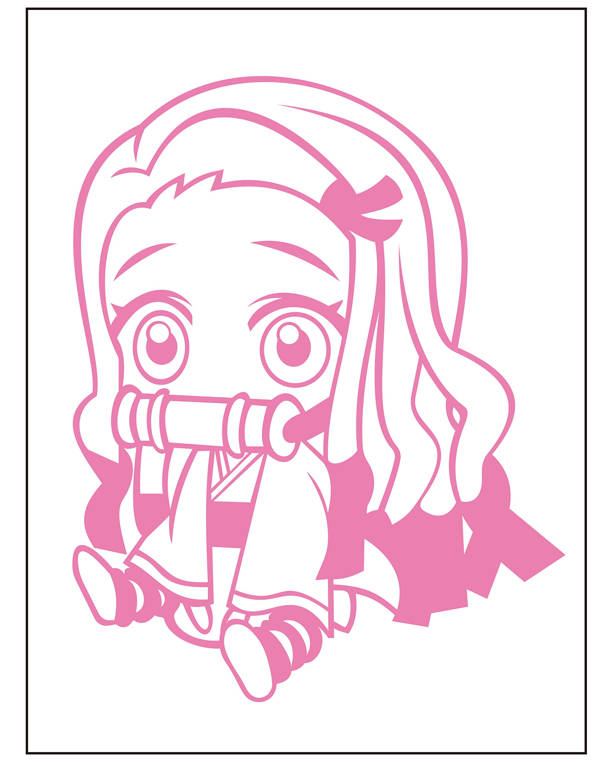 

Наклейка для резки персонажа Nezuko Kamado Chibi L Sakura