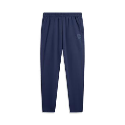 Li Ning Weiche Atmungsaktive Vielseitige Strick-Sporthose mit Geradem Bein Herren Unterteile AKLV767-2