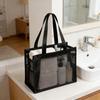 Neue Netz-Schultertasche Hohl Großes Fassungsvermögen Strandtaschen Transparent Multifunktionale Make-up-Aufbewahrungstasche Reisen