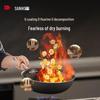 SANHO 32CM Titanium Alloy Non-stick Wok