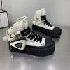 Fashion Shoes for Women  Women's Ankle Boots Trendy Retro Denim High-top Women Shoes High-quality Platform Luxury Lady Shoes Botas Mujer