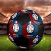 Logo de l'équipe nationale de football du Paraguay Ballon de Football Taille 5, Cousu à la Machine PVC, Durable & Très Rebondissant, Convient à Tous les Âges, Articles de Fan, Matches & Utilisation Extérieure.