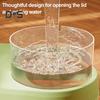 Cat Water And Food Dispenser 2-in-1 Automatic Cat Feeder 1L Cat Water Fountain And Food Bowl Set for Indoor Cats Small Dogs