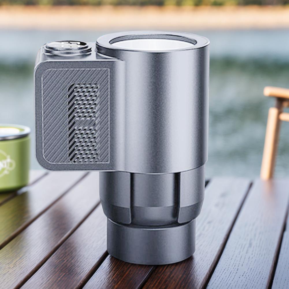 2 In 1 Car Cup Cooler Warmer with Temperature Digital Display Car Insulation Drink Cooler Cup 12V for Coffee Milk Drinks