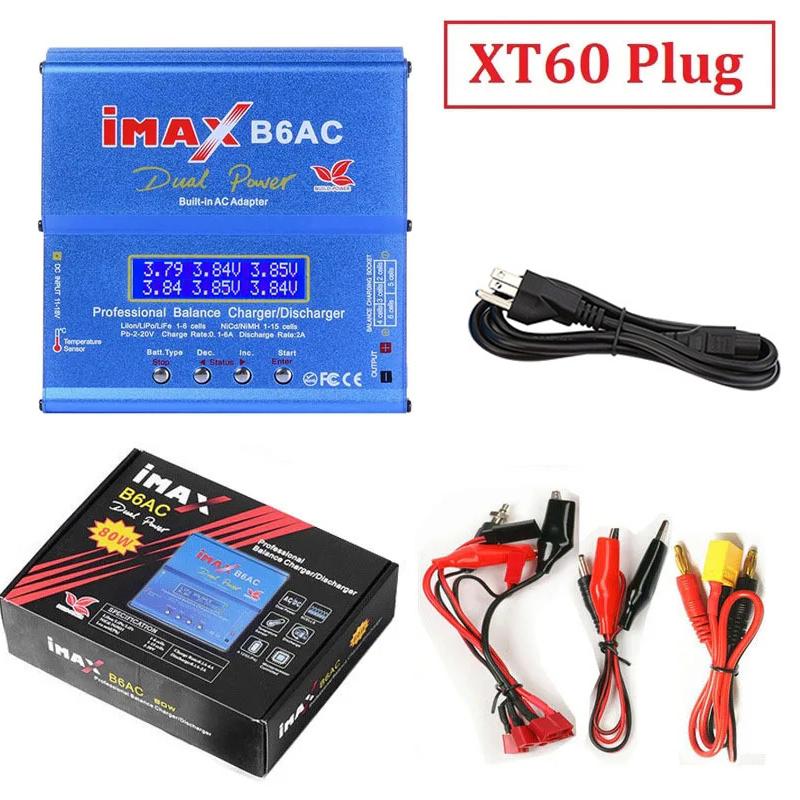 iMAX B6AC 80W 6A Lipo Lader Balancer Voor LiHV Nimh Nicd Lipo Life Li-Ion Pb Batterij Lcd-scherm 2S 3S 4S 5S 6S Lader Ontlading