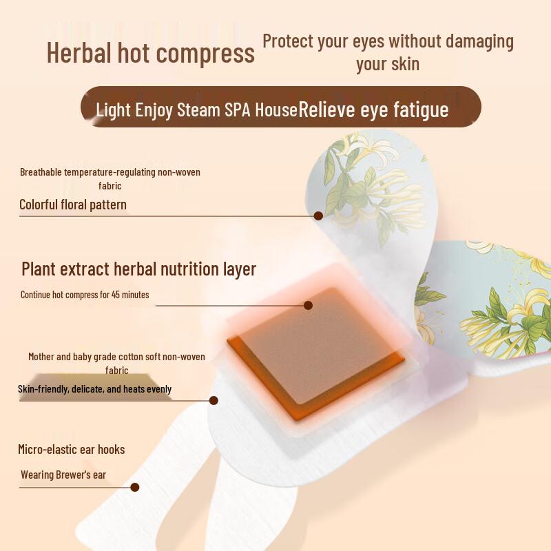 Wei Kang Honeysuckle Disposable Steam Eye Mask