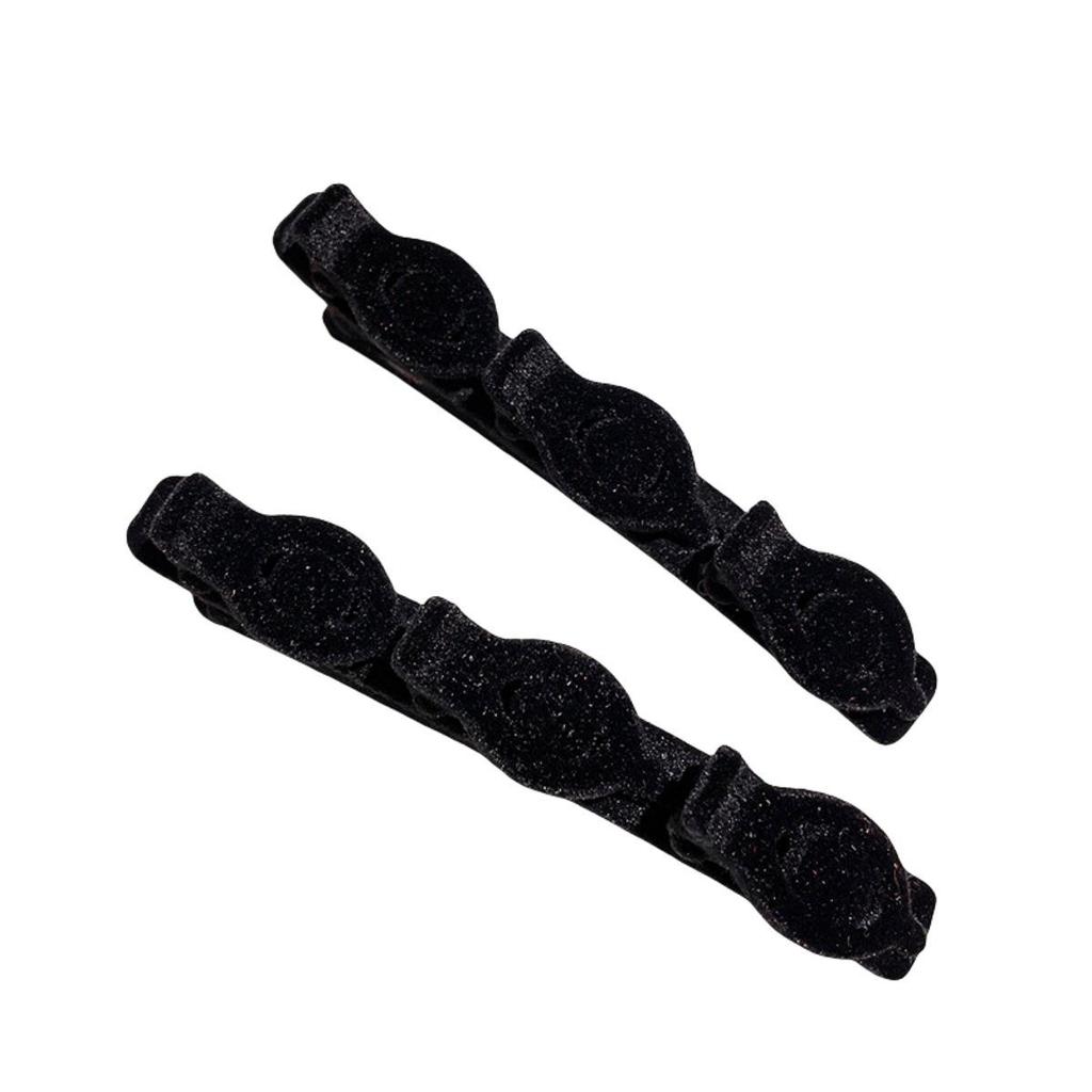 Flocking Love Diamond Hair Clip: New Year's Hair Braiding & Bangs Accessory