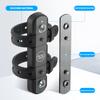 Bike Water Bottle Mount Adapter with Screws Wrench Adjustable Silicone Strap No Drill Bicycle Frame Seat Tube Water Cup