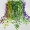 Hanging Fake Artificial Basket Flower Vine Plant Admiralty Wall Outdoor Decor